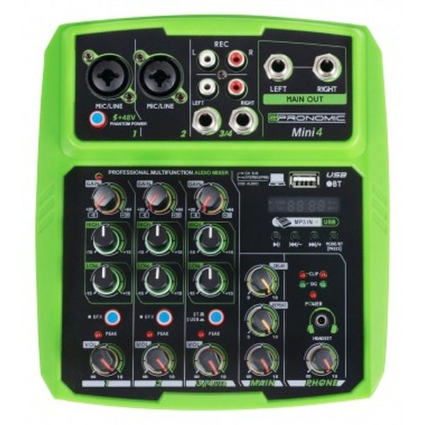 Mixer Pronomic Mini4 4-Channel USB