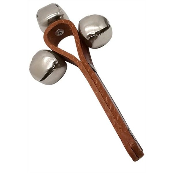 Instrument muzical de mana din piele cu 3 clopote Kera Audio G11-3A
