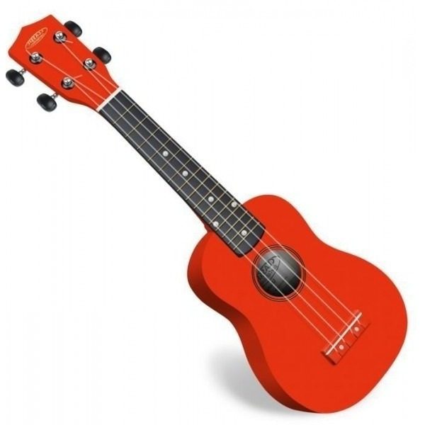 Ukulele Rapsodia Reghin Soprano Red