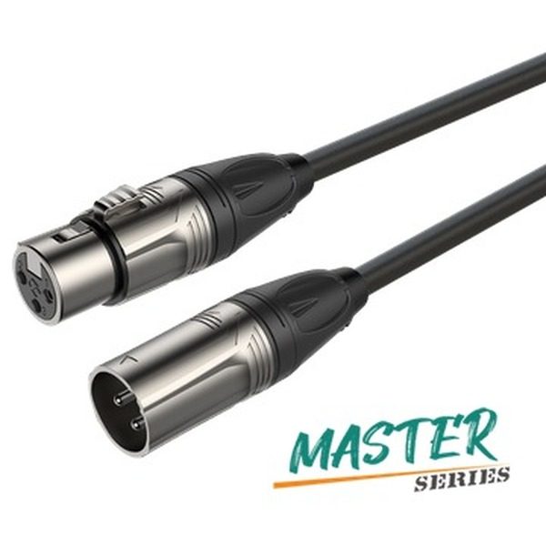 Cablu microfon XLR mamă - XLR tata 1 m